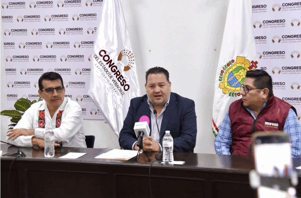 *Informa diputado de Misantla su adhesión al Grupo Legislativo de Morena*